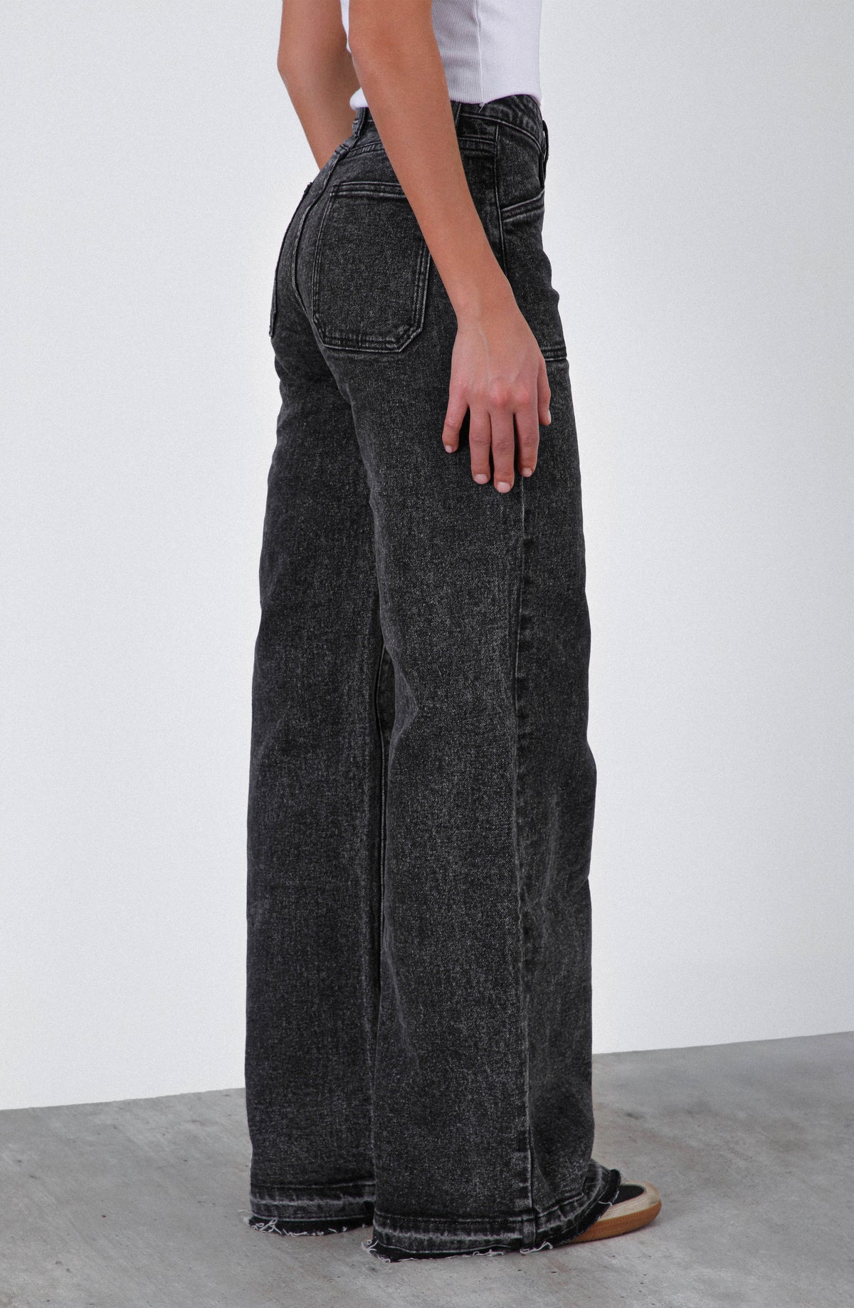 Pantalón Wide Leg Whistler Black