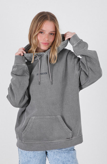 Polerón Hoodie Raindoor Box Grey