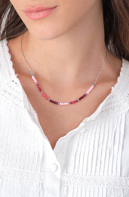 Collar Mostacillas Silver