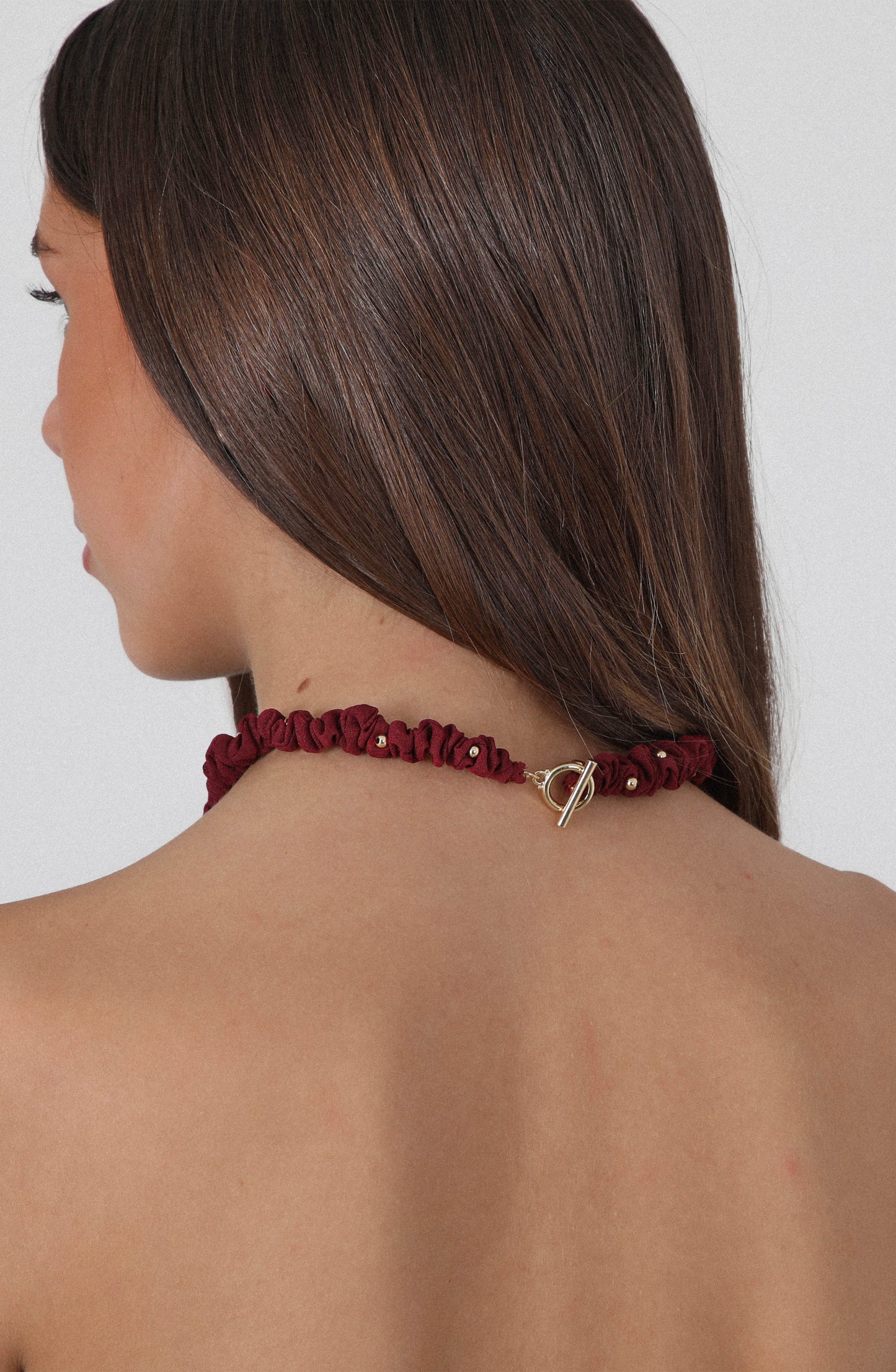 Collar Tejido Estrella Red