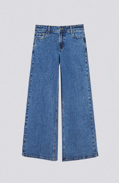Pantalón Tiro Bajo Blue