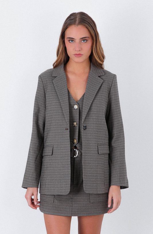 Blazer Tejido Brown