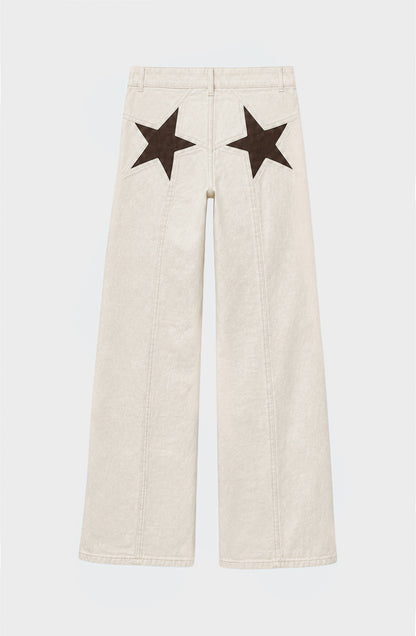 Pantalón Estrella Pocket Ecru