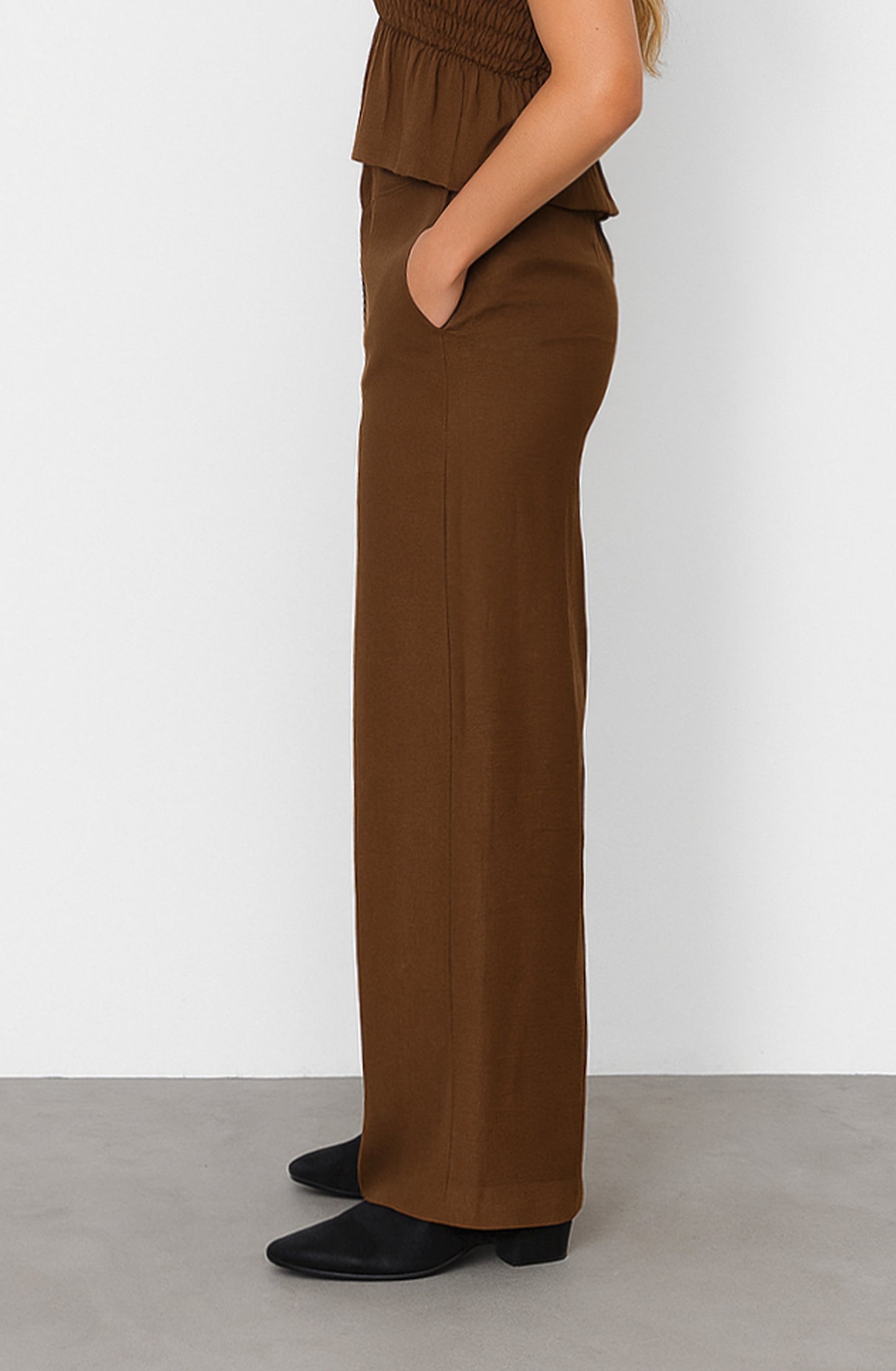 Pantalón Lino Brown