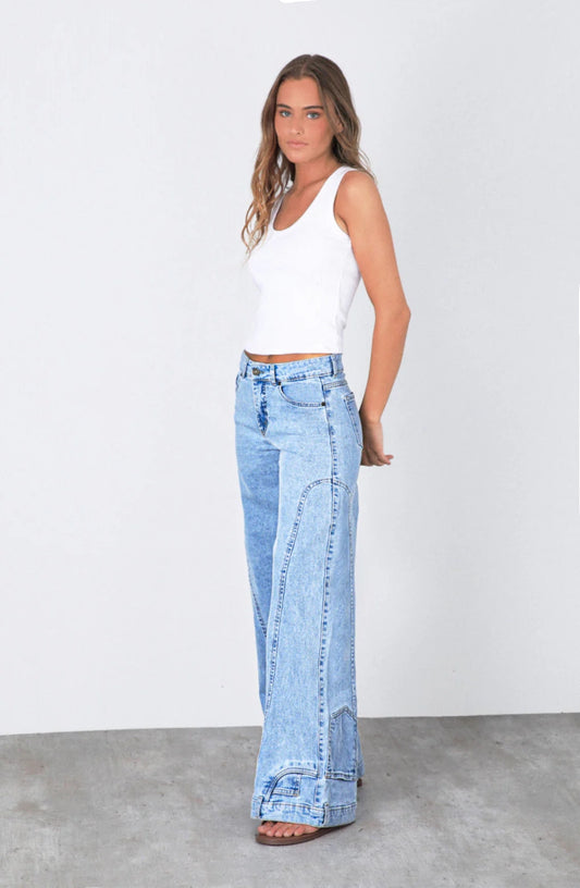 Pantalón Invertido Blue