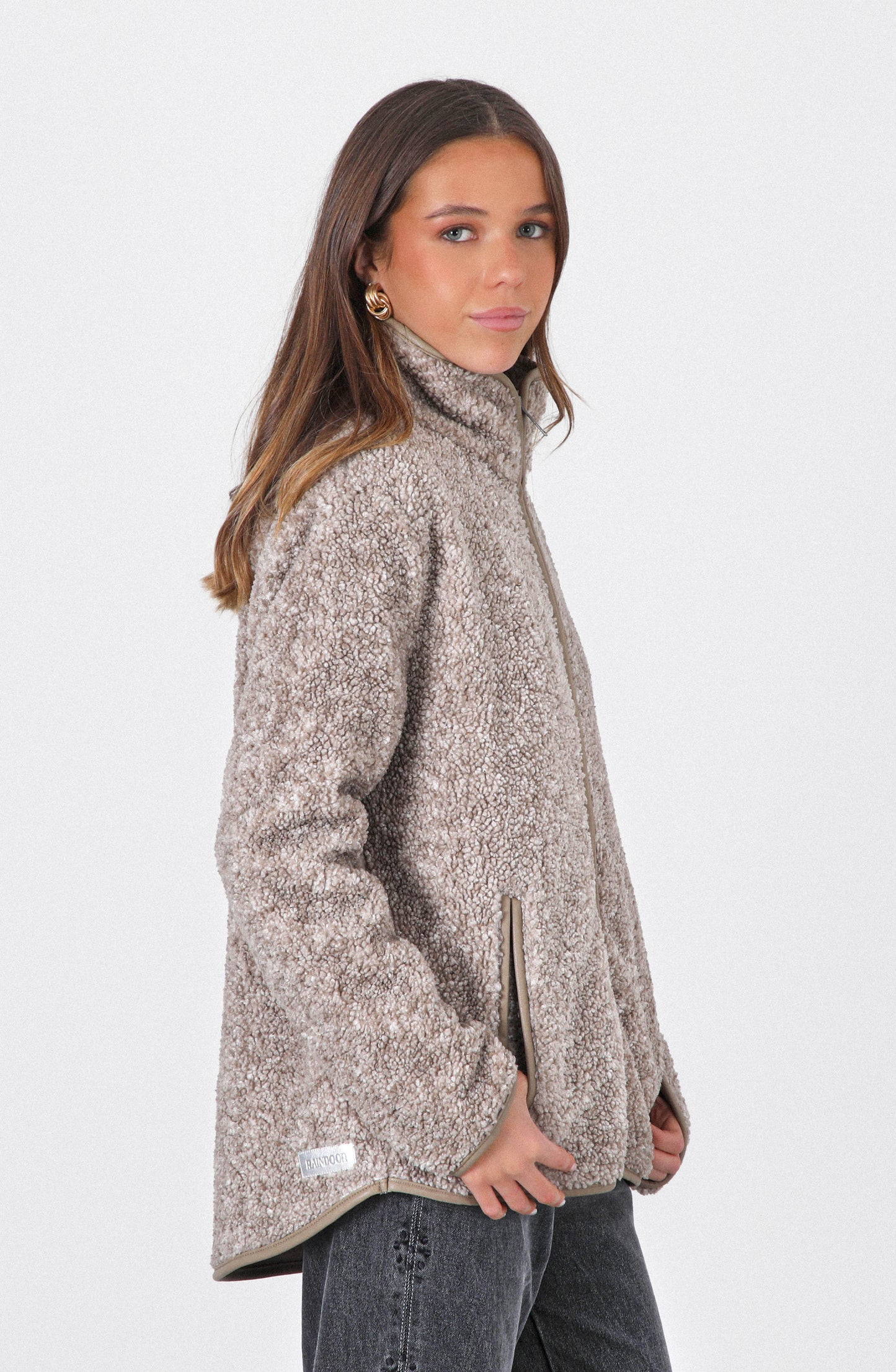 Chiporro Full Zipper Beige Melange