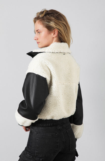 Chiporro Sherpa PU Ecru