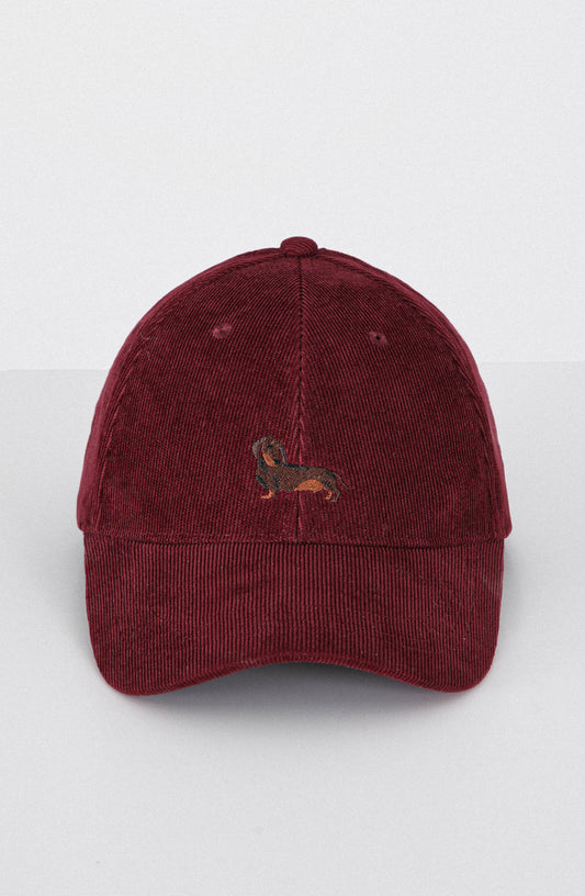 Jockey Cotelé Bordado Burgundy