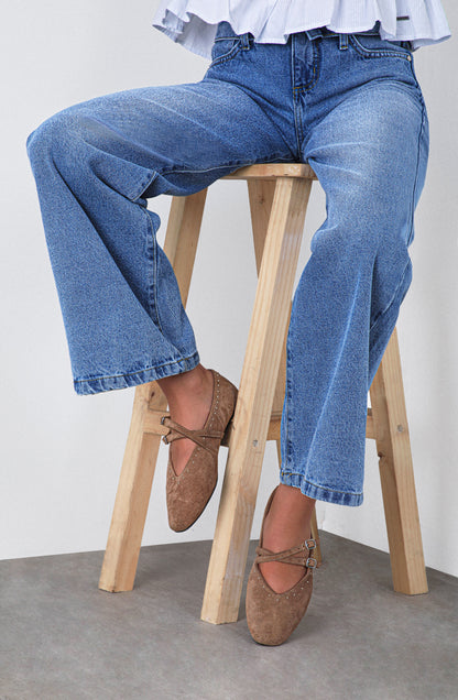 Ballerina Tachas Brown