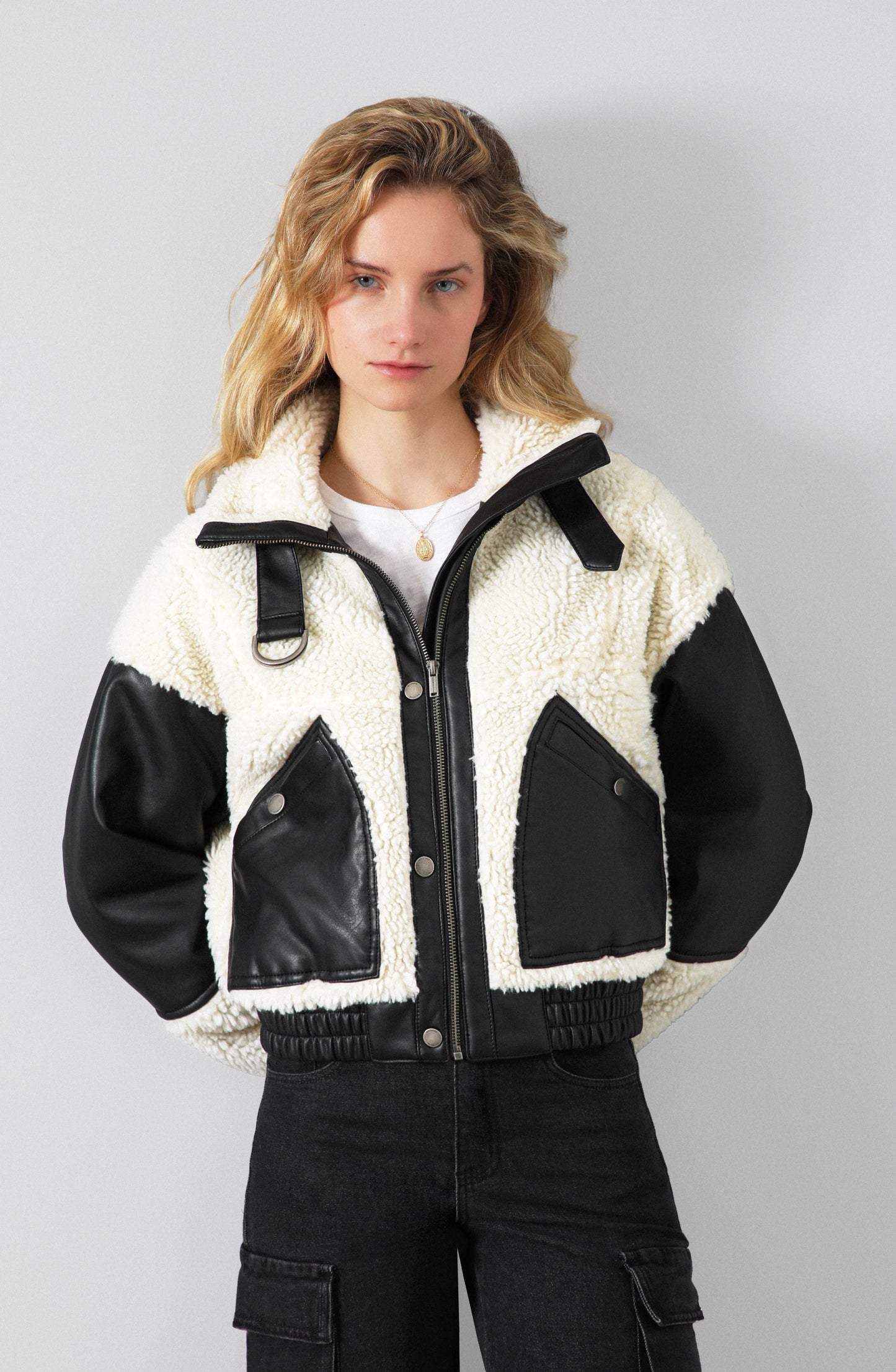 Chiporro Sherpa PU Ecru