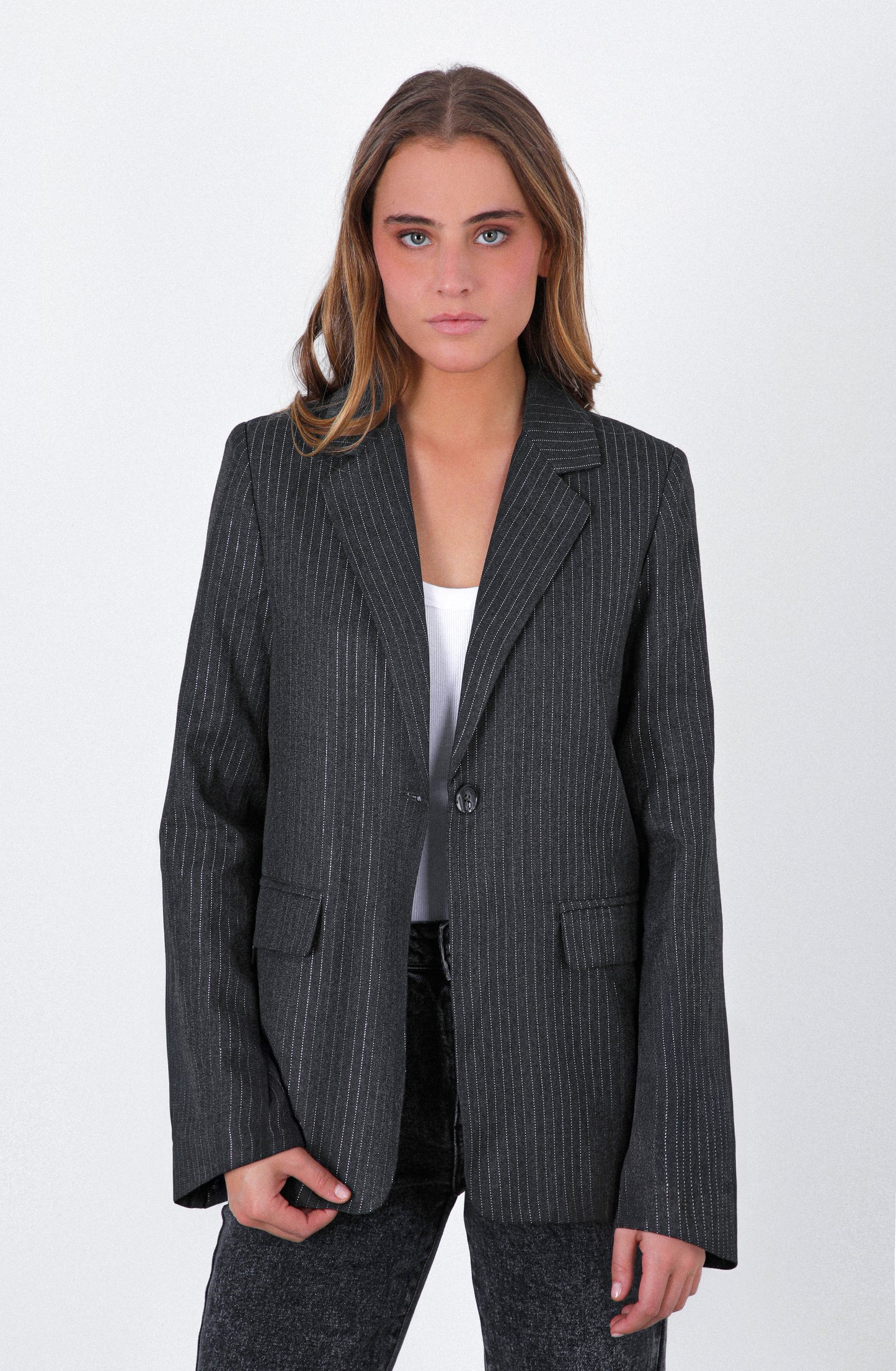Blazer Raya Lurex Grey