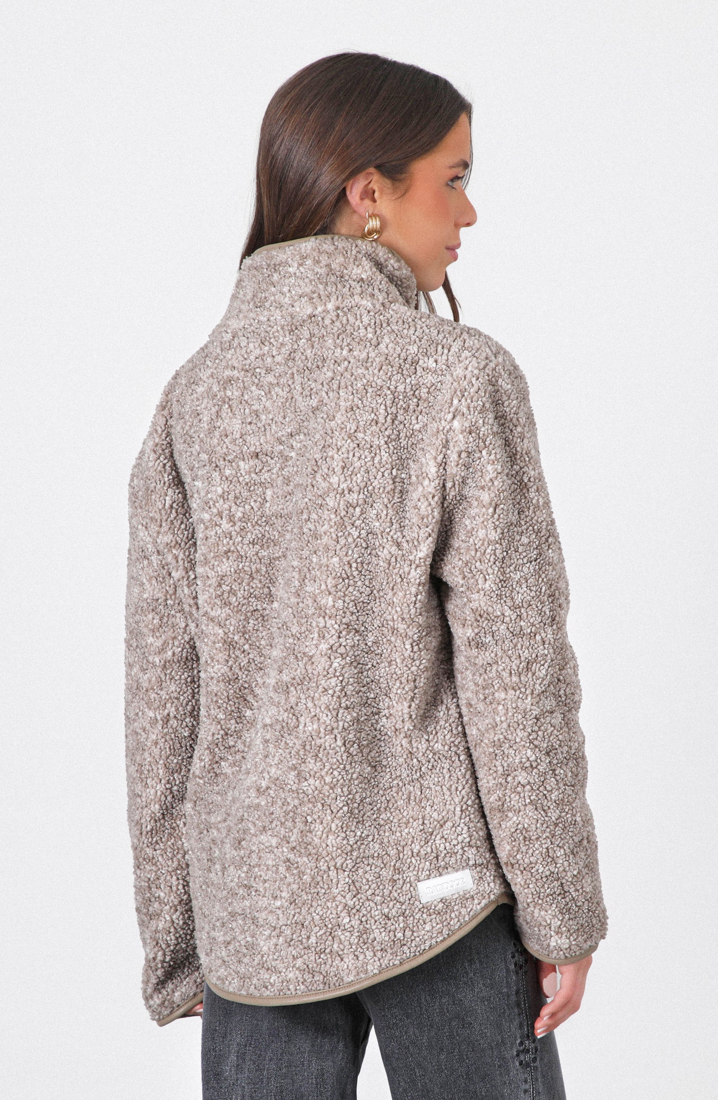 Chiporro Full Zipper Beige Melange