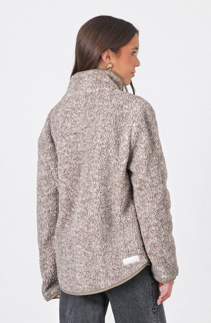 Chiporro Full Zipper Beige Melange