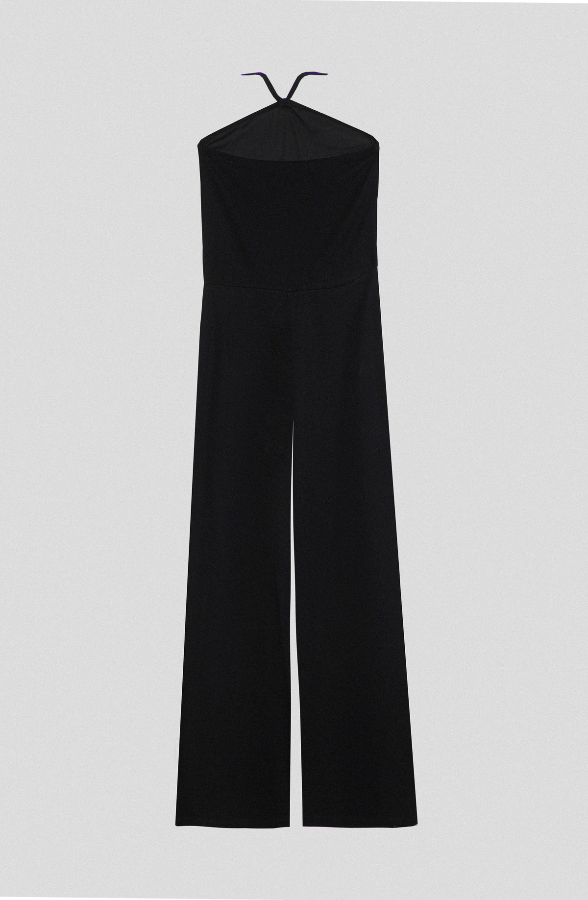 Enterito Tejido Halter Black