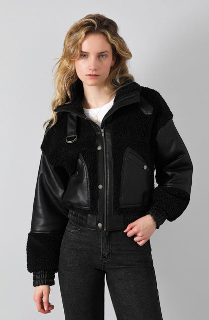 Chiporro Sherpa Pu Black