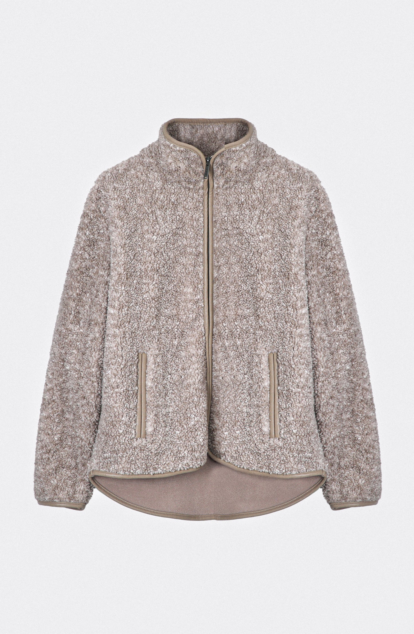 Chiporro Full Zipper Beige Melange