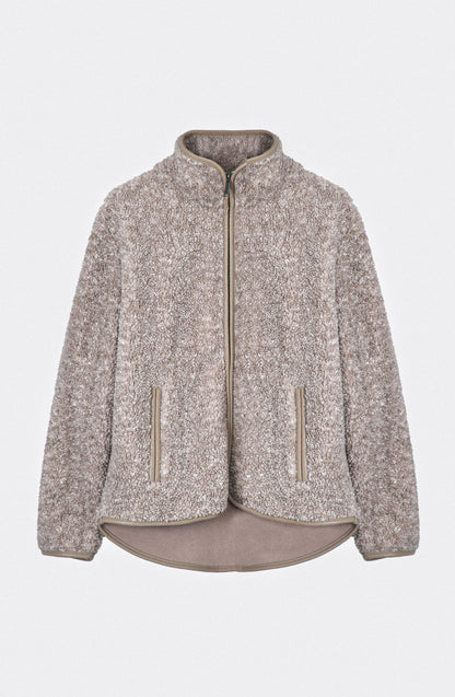 Chiporro Full Zipper Beige Melange