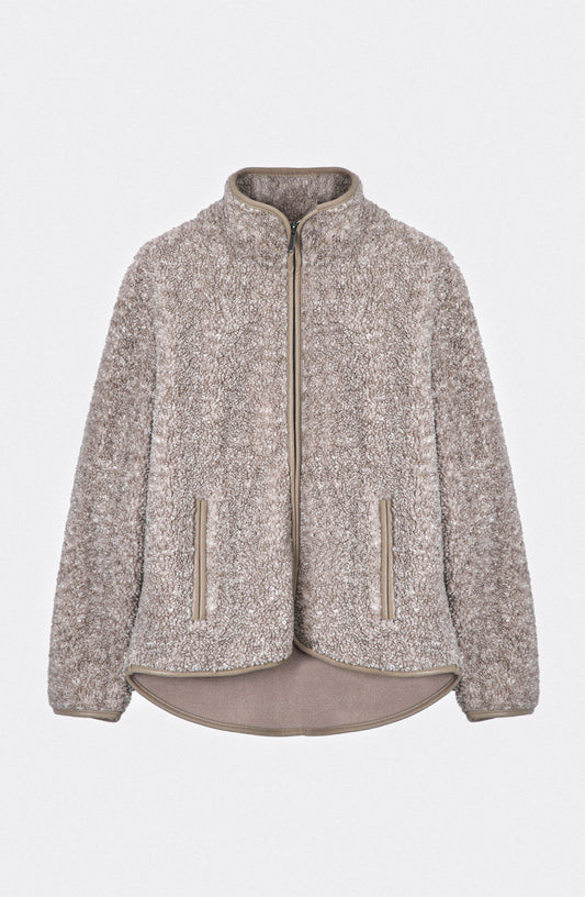 Chiporro Full Zipper Beige Melange