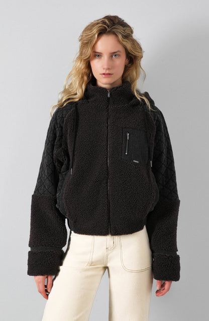 Chiporro Sherpa Quilt Gray