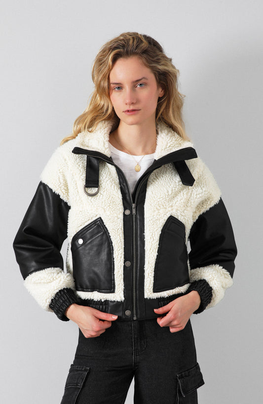 Chiporro Sherpa PU Ecru