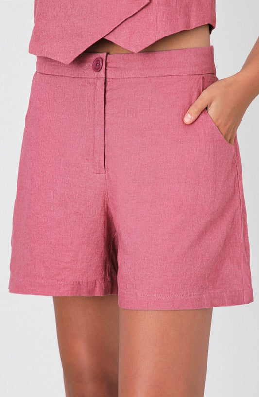 Short Pretina Elasticada Pink