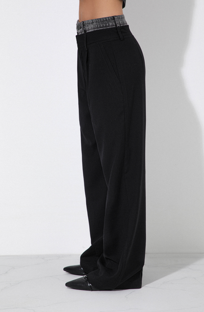 Pantalón Sastrero Pretina Denim