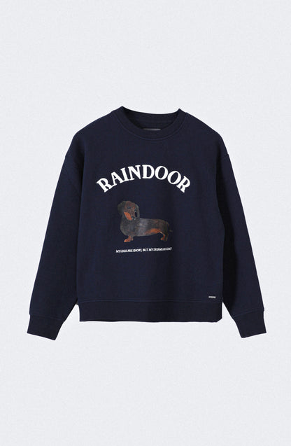 Polerón Crew Neck Estampado Navy