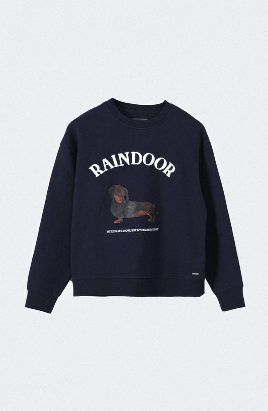 Polerón Crew Neck Estampado Navy