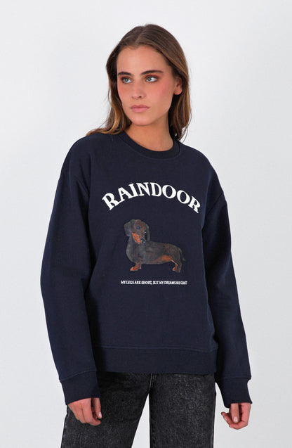 Polerón Crew Neck Estampado Navy