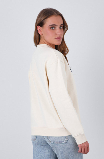 Polerón Crew Neck Estampado Bone