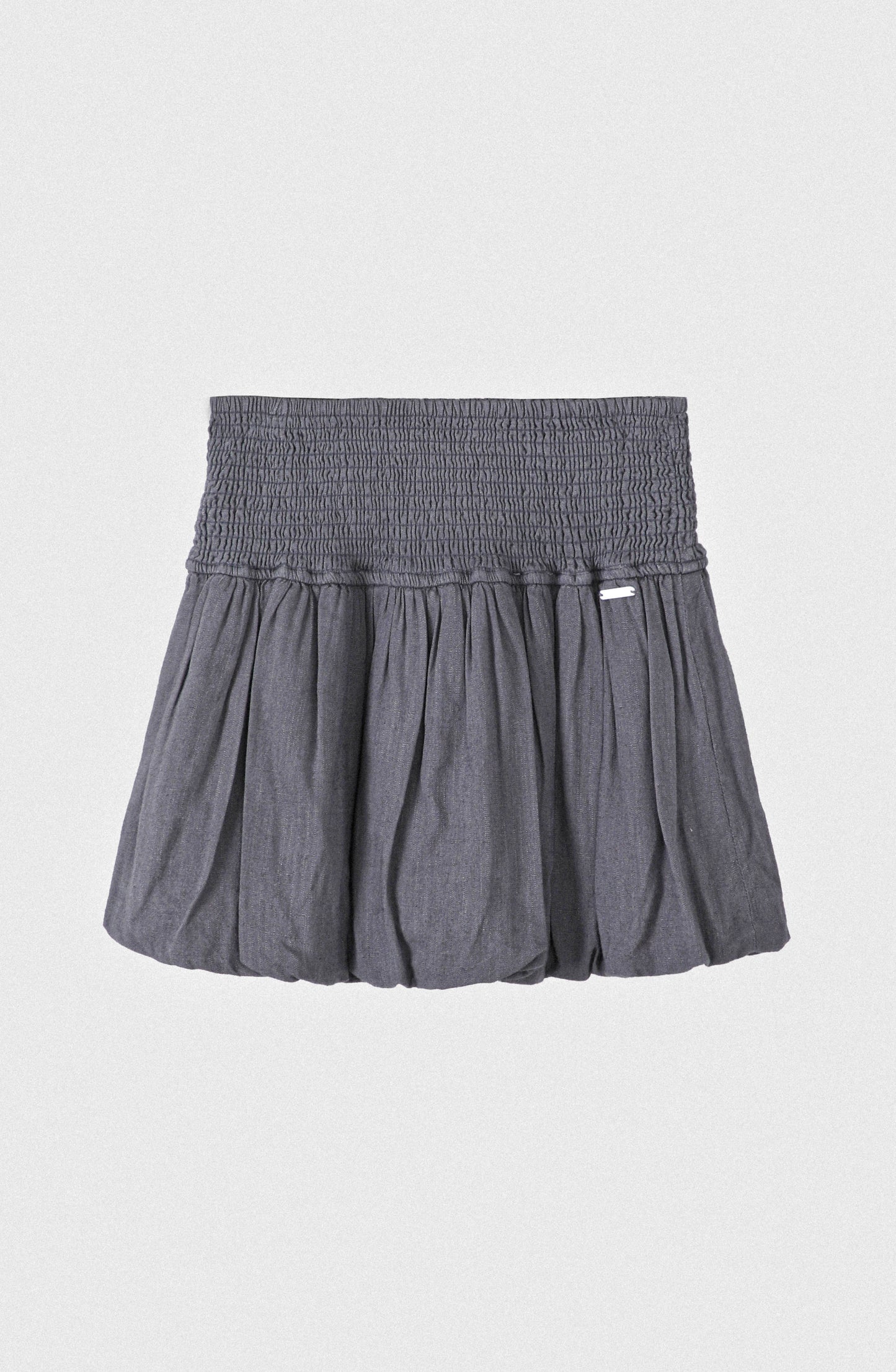 Falda Globo Lino Grey