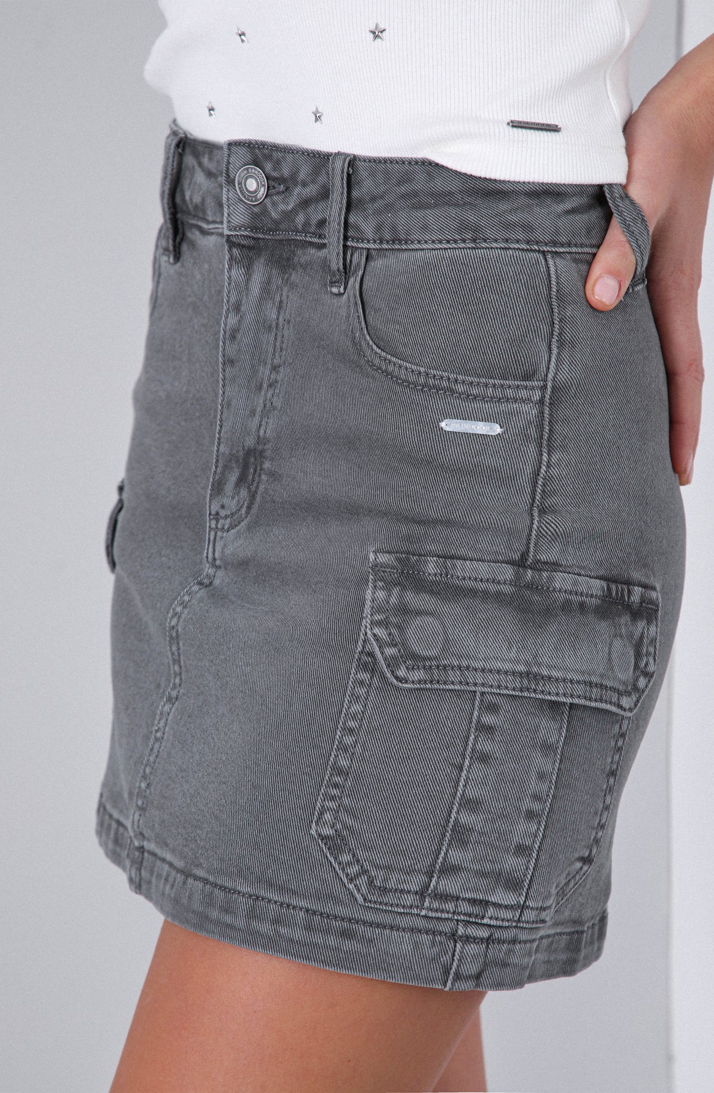 Falda Cargo Grey