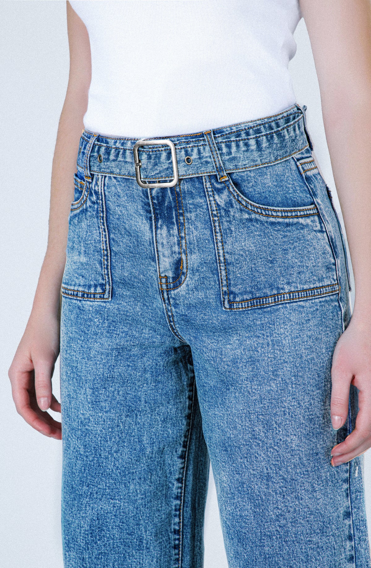 Pantalón Cinturón Blue
