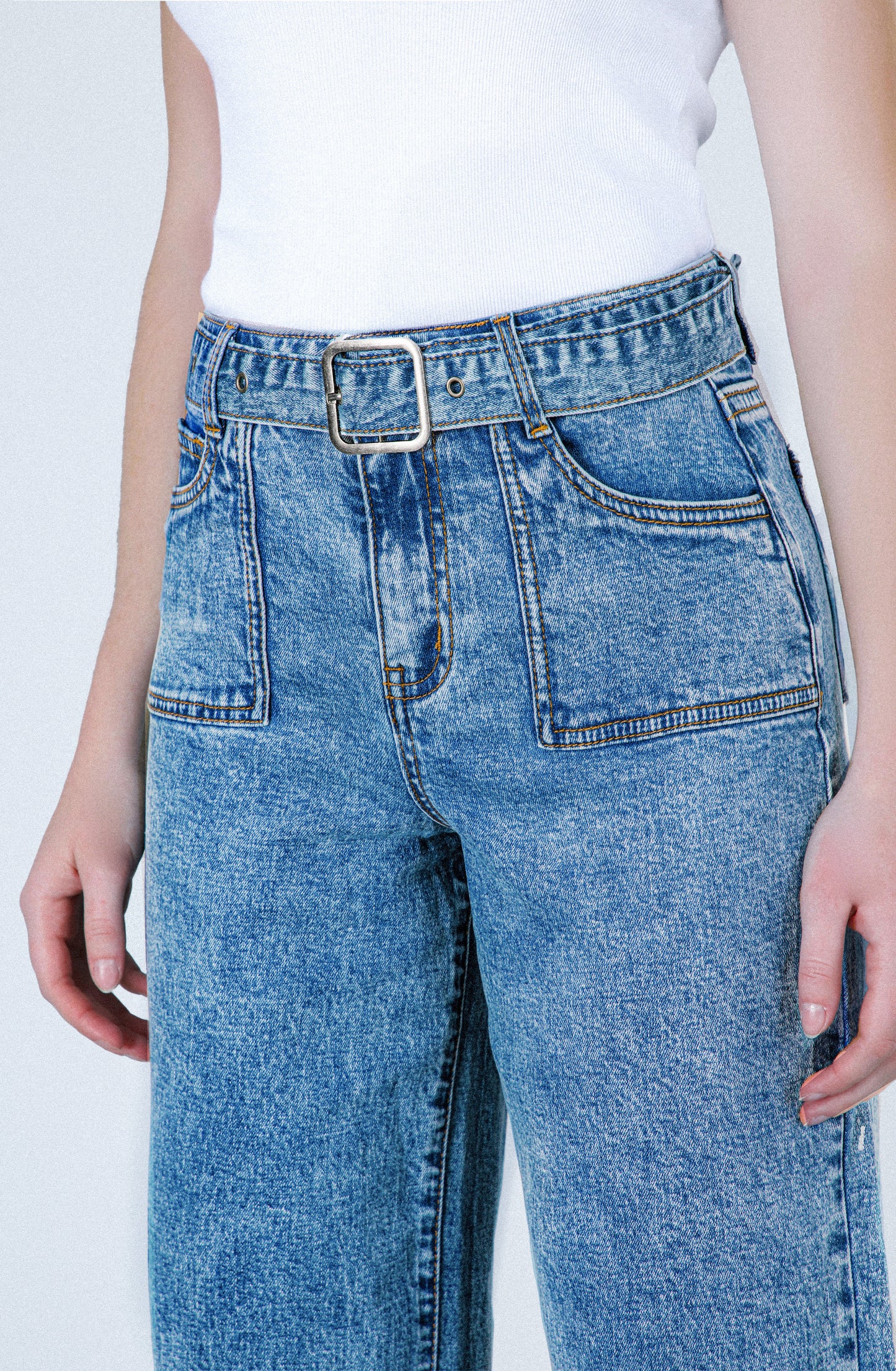 Pantalón Cinturón Blue