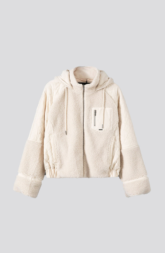 Chiporro Sherpa Quilt Ecru