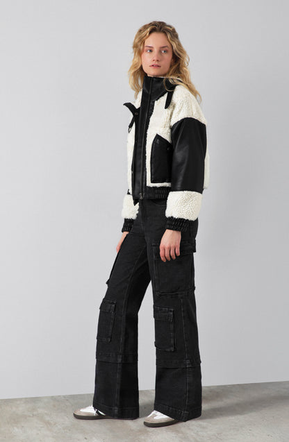 Chiporro Sherpa PU Ecru