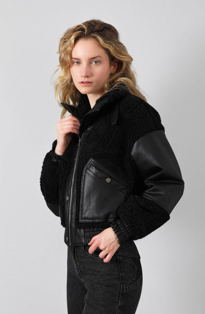 Chiporro Sherpa Pu Black