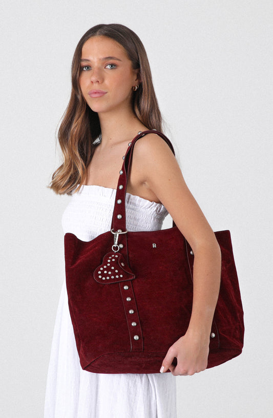 Shopper Tachas Burgundy