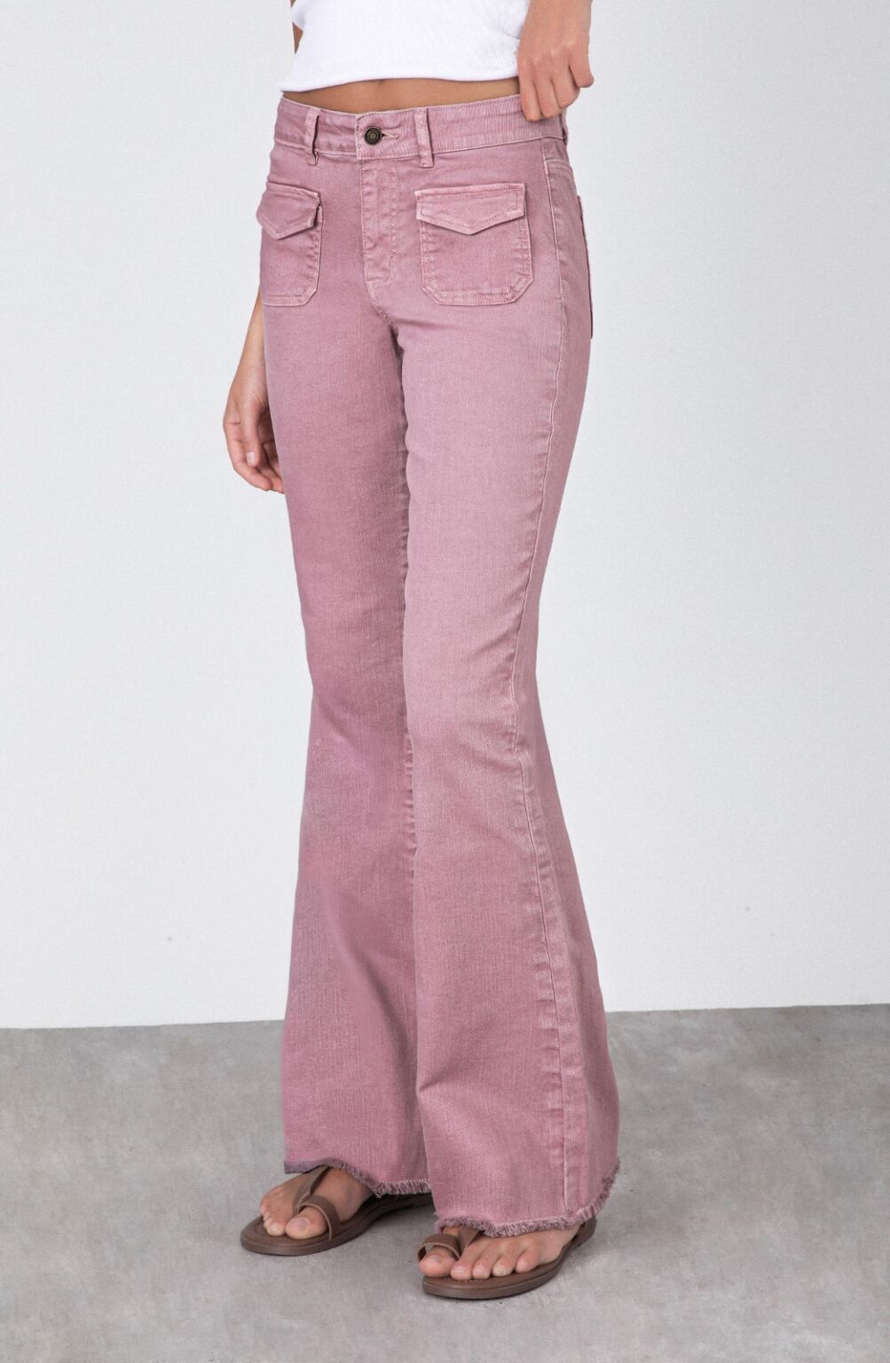 Pantalón Flare Pocket Pink