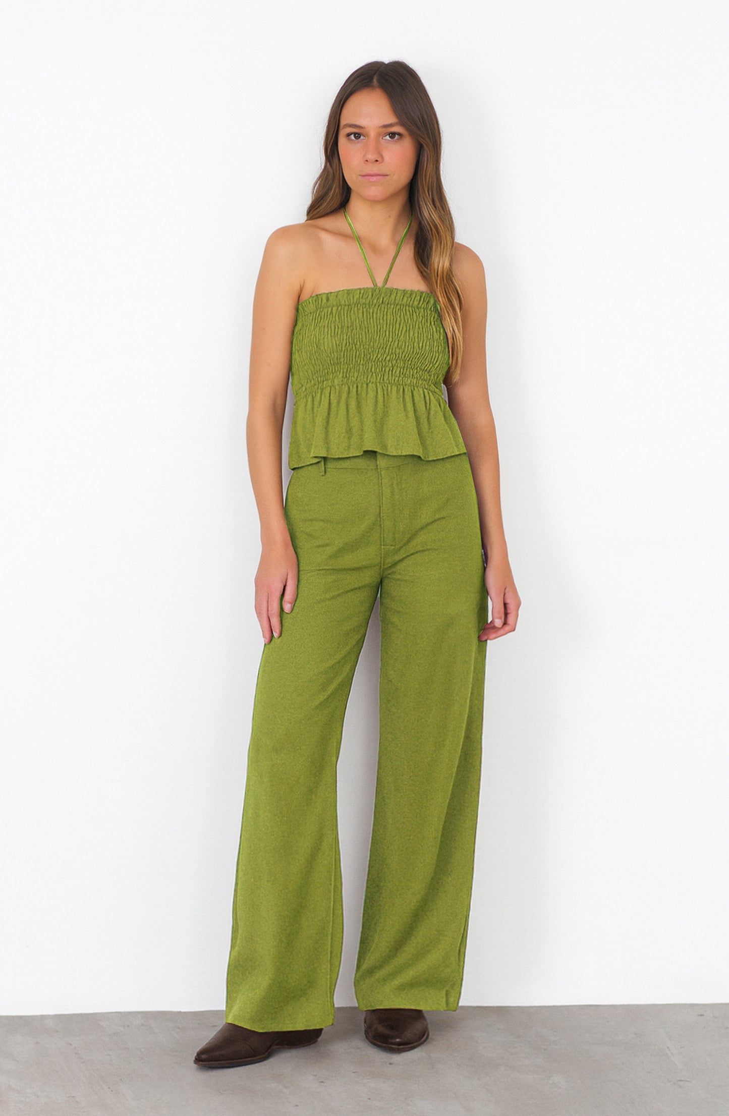 Conjunto Lino Pistacho