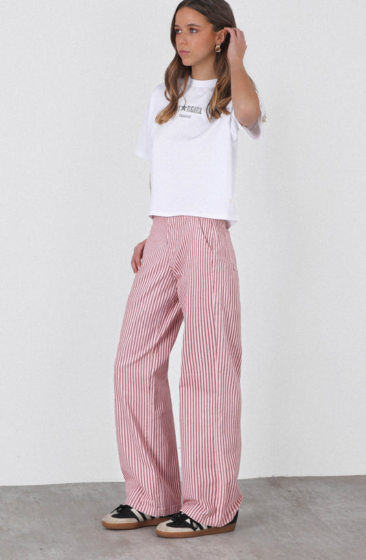Pantalón Rayas Pink