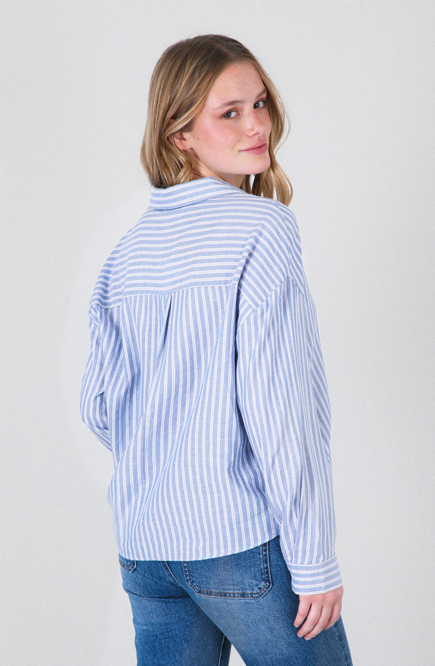 Blusa Algodón Rayas