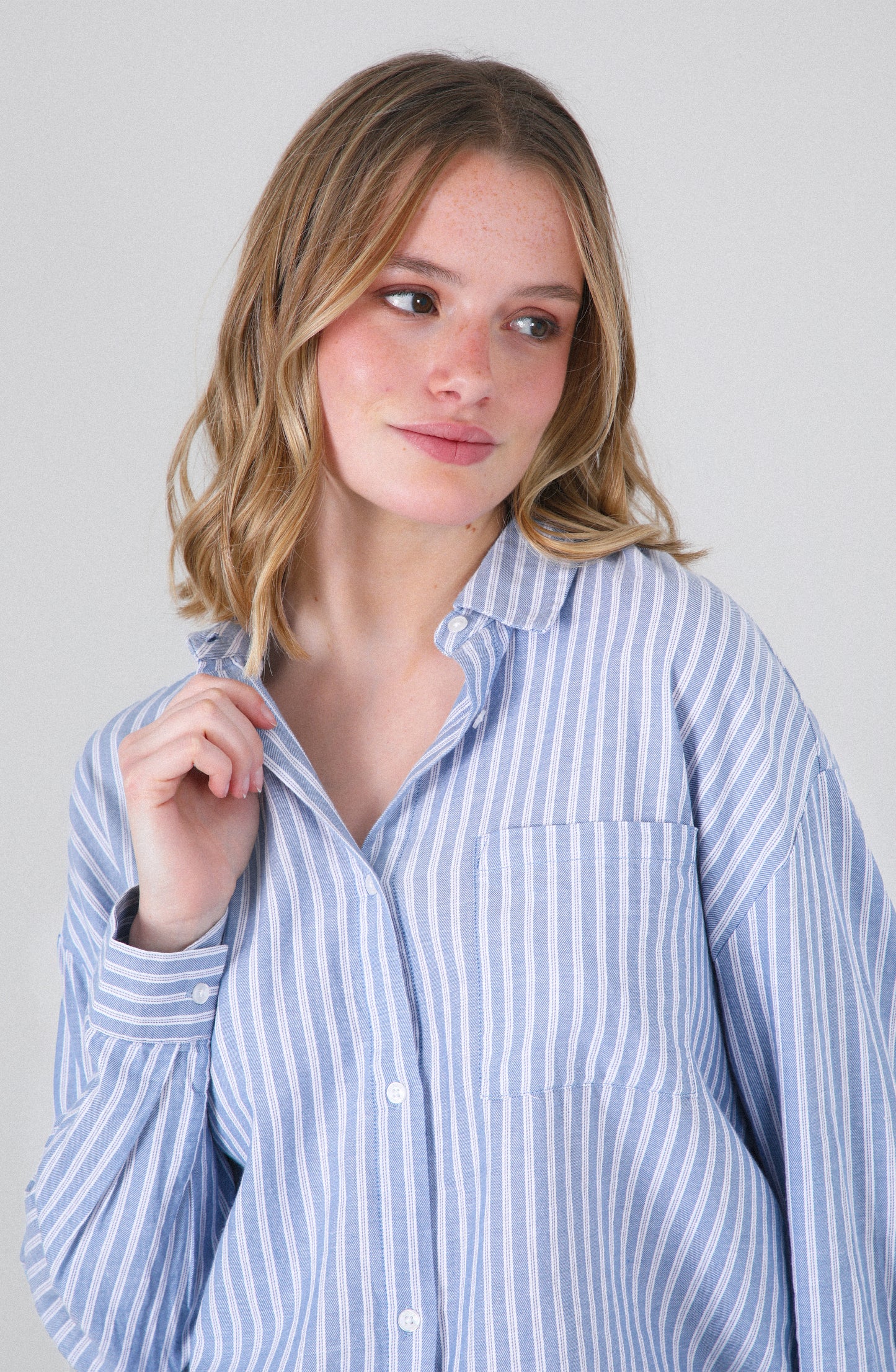 Blusa Algodón Rayas