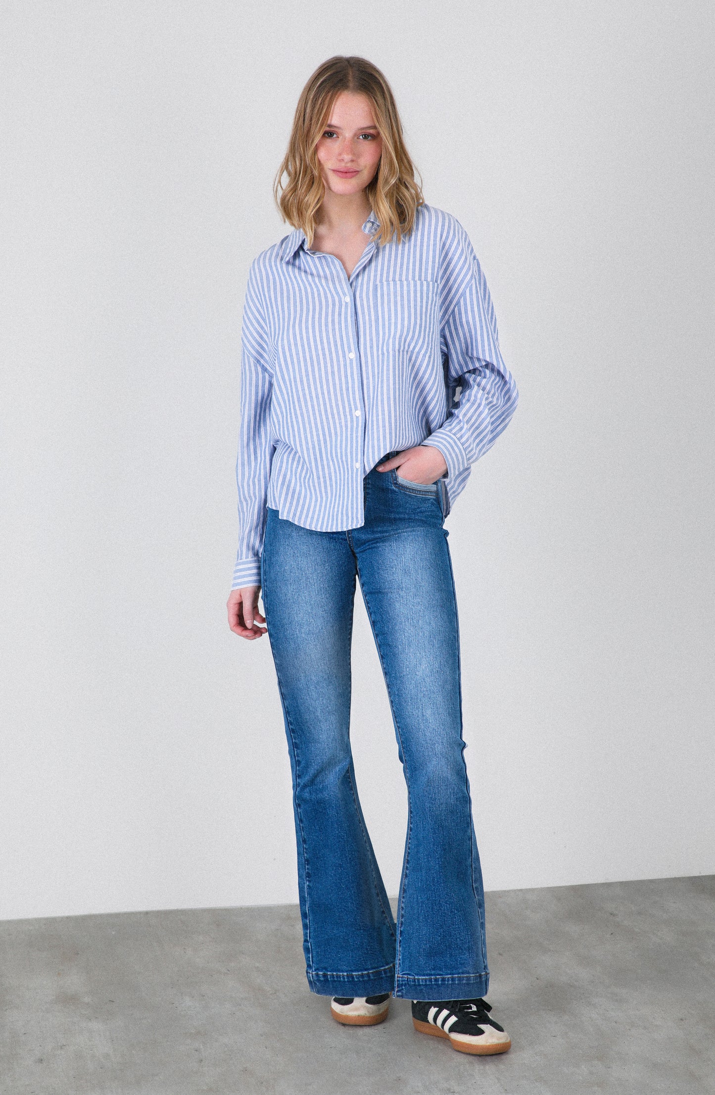 Blusa Algodón Rayas