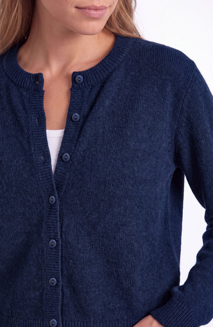 Cardigan Botones Navy
