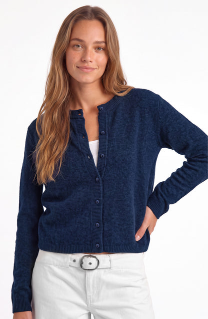 Cardigan Botones Navy