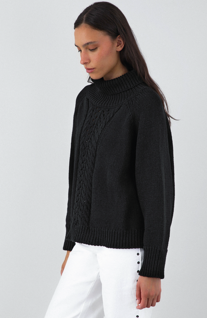 Sweater Cuello Tortuga Black