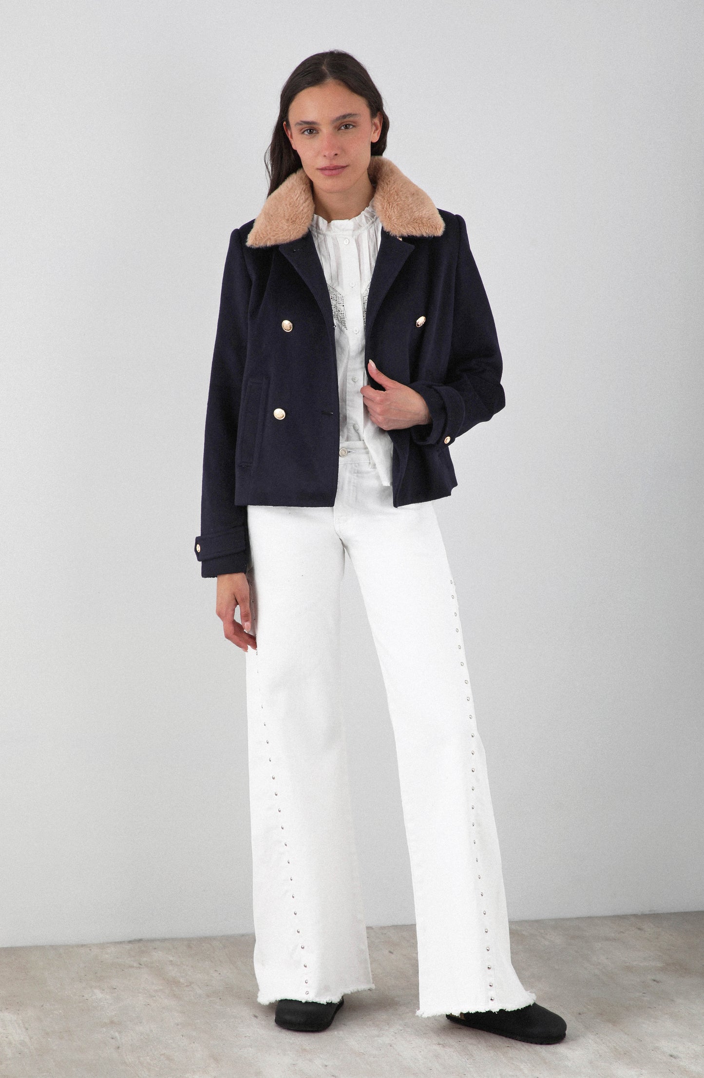 Chaqueta Marinera Cuello Desmontable