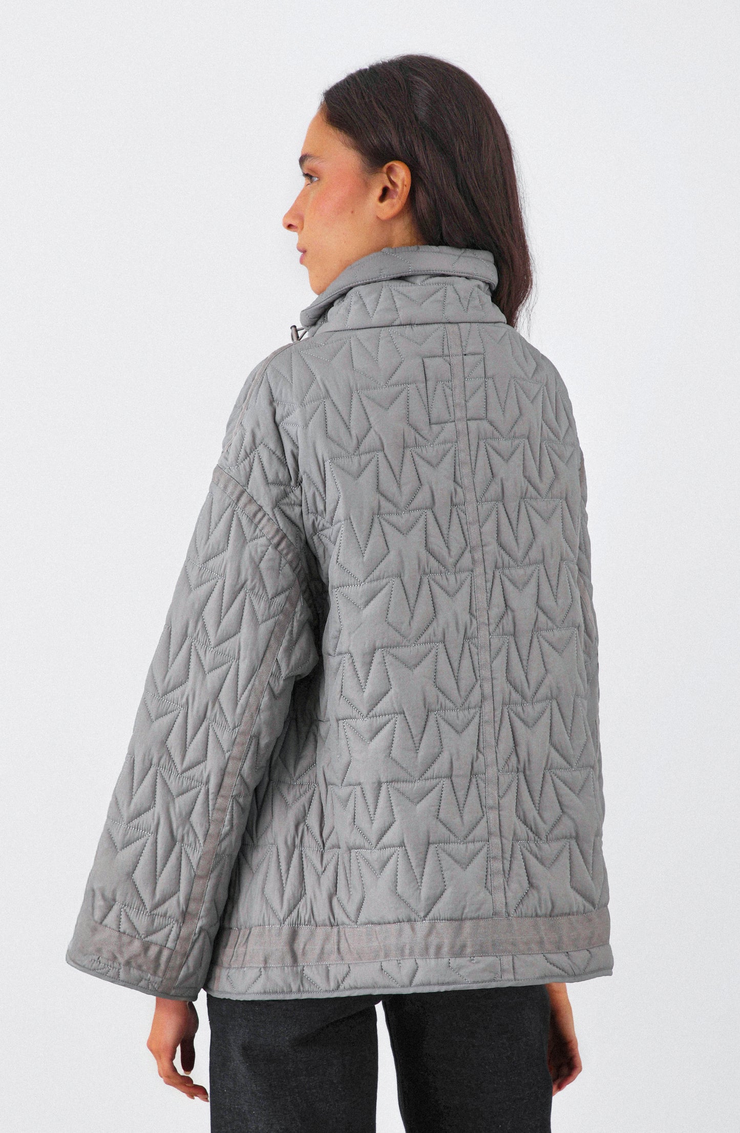 Chaqueta Acolchada Ajustable Gray