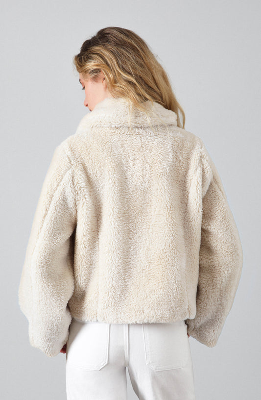 Chiporro Botones PU Ecru